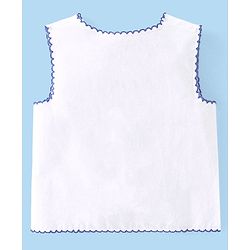 Babyhug Sleeveless 100% Cotton Jhablas Pack Of 5 - White
