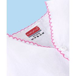 Babyhug Sleeveless 100% Cotton Jhablas Pack Of 5 - White