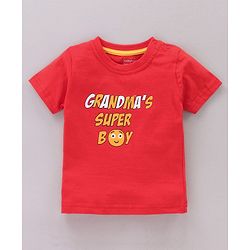 Babyhug Half Sleeves T-Shirts Multi Print Pack Of 5 - Multicolor