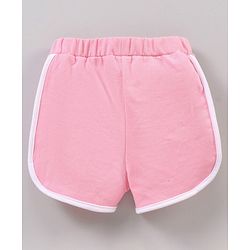 Babyhug Shorts Text Applique - Pink