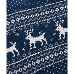 Babyhug Full Sleeves Knit Sweater Intarsia Design - Navy Blue