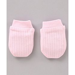 Babyhug 100% Cotton Cap Mitten & Booties Set Solid & Embroidered Blue - Diameter 17 cm
