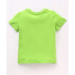 Babyhug Half Sleeves T-Shirt Astronaut Print - Green