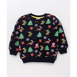 Babyhug Full Sleeves Printed Sweatshirts Pack of 2 - Multicolor