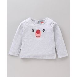 Babyhug Full Sleeves Tops With Graphics Print Pack Of 3 - Multicolor
