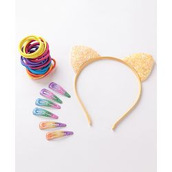 Babyhug Free Size Hair Accessories Combo Set - Multicolor