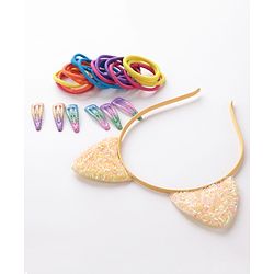 Babyhug Free Size Hair Accessories Combo Set - Multicolor