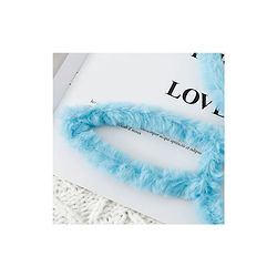 Babyhug Bunny Shaped Hair Bands Pack Of 3 - Pink Blue And Purple