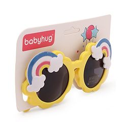 Babyhug  Cloud and Rainbow Shaped Sunglasses - Yellow