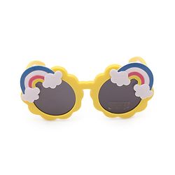 Babyhug  Cloud and Rainbow Shaped Sunglasses - Yellow