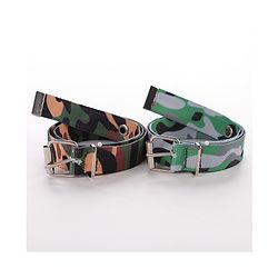 Babyhug Camouflage Belts Pack Of 2 - Multicolour