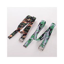 Babyhug Camouflage Belts Pack Of 2 - Multicolour