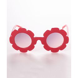 Babyhug Flower Shaped Sunglasses  - Red