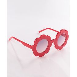 Babyhug Flower Shaped Sunglasses  - Red