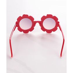 Babyhug Flower Shaped Sunglasses  - Red