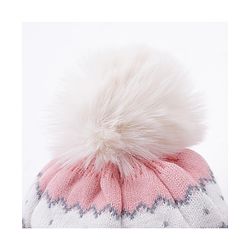 Babyhug Striped Woollen Cap Mutlicolour - Diameter 10 cm