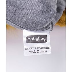 Babyhug Woollen Cap Brown  - Diameter 12 cm