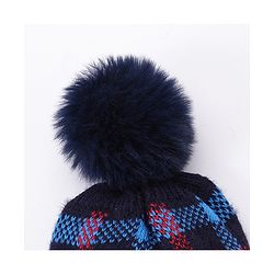 Babyhug Woollen Cap Gloves With Muffler Multicolour - Cap Diameter 8.5 cm