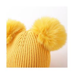 Babyhug Woollen Cap Gloves With Muffler - Yellow