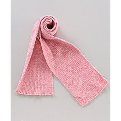 Babyhug Cotton Woollen Cap Muffler and Gloves Set Pink - Circumference 21 cm