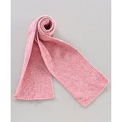 Babyhug Cotton Woollen Cap Muffler and Gloves Set Pink - Circumference 44 cm