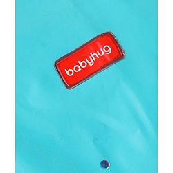 Babyhug Full Sleeves Hooded Raincoat Shark Print - Blue