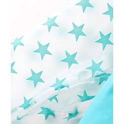 Babyhug Full Sleeves Hooded Raincoat Shark Print - Blue