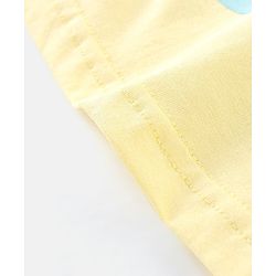 Babyhug Cotton Knit Full Sleeves Night Suit Rainbow Print - Yellow
