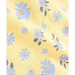 Babyhug Cap Sleeves Top & Capri Set Floral Print- Yellow