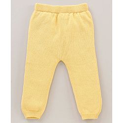 Babyhug 100% Organic Cotton Full Sleeves Sweater Set Schifilli Design - Yellow