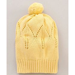 Babyhug 100% Organic Cotton Full Sleeves Sweater Set Schifilli Design - Yellow