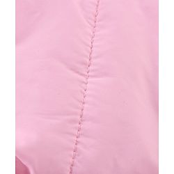 Babyhug Full Sleeves Hooded Fashion Heavy Winter Solid Color Jacket - Pink