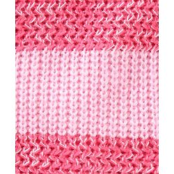 Babyhug Knit Full Sleeves Striped Sweater - Pink
