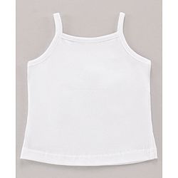 Babyhug 100% Cotton Sleeveless Slips Pack of 3 - White