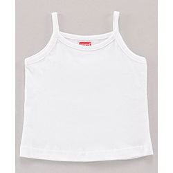 Babyhug 100% Cotton Sleeveless Slips Pack of 3 - White