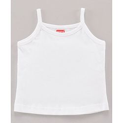 Babyhug 100% Cotton Sleeveless Slips Pack of 3 - White