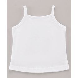 Babyhug 100% Cotton Sleeveless Slips Pack of 3 - White