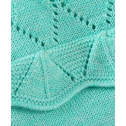 Babyhug Full Sleeves Solid Sweater  - Mint