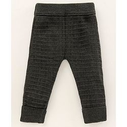 Babyhug Knitted Full Length Pajama Ball Patch - Anthra