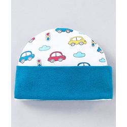 Babyhug Clothing Gift Set Car Print Pack of 6 - Blue