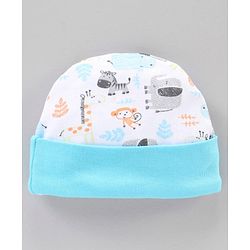 Babyhug 100% Cotton Clothing Gift Set Car Print Pack of 6 - Blue