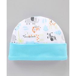 Babyhug 100% Cotton Clothing Gift Set Car Print Pack of 6 - Blue