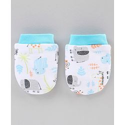 Babyhug 100% Cotton Clothing Gift Set Car Print Pack of 6 - Blue