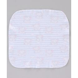 Babyhug 100% Cotton Clothing Gift Set Elephant Print Pack of 8 - Blue