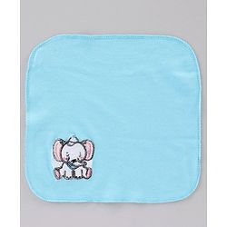 Babyhug 100% Cotton Clothing Gift Set Elephant Print Pack of 8 - Blue