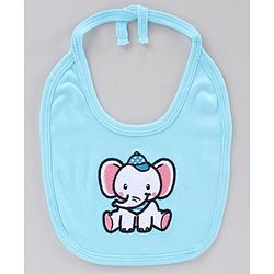 Babyhug 100% Cotton Clothing Gift Set Elephant Print Pack of 8 - Blue