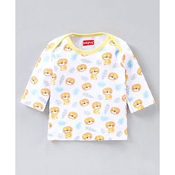 Babyhug 100% Cotton Clothing Gift Set Elephant Print Pack of 8 - Blue