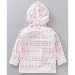 Babyhug Full Sleeves Sweater Set Argyle Design - Pink