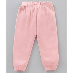 Babyhug Full Sleeves Sweater Set Argyle Design - Pink