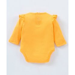 Babyhug 100% Cotton Full Sleeves Printed Onesie Pack of 2 - Pink Yellow